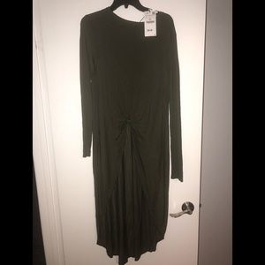 Zara hi-lo long sleeve top